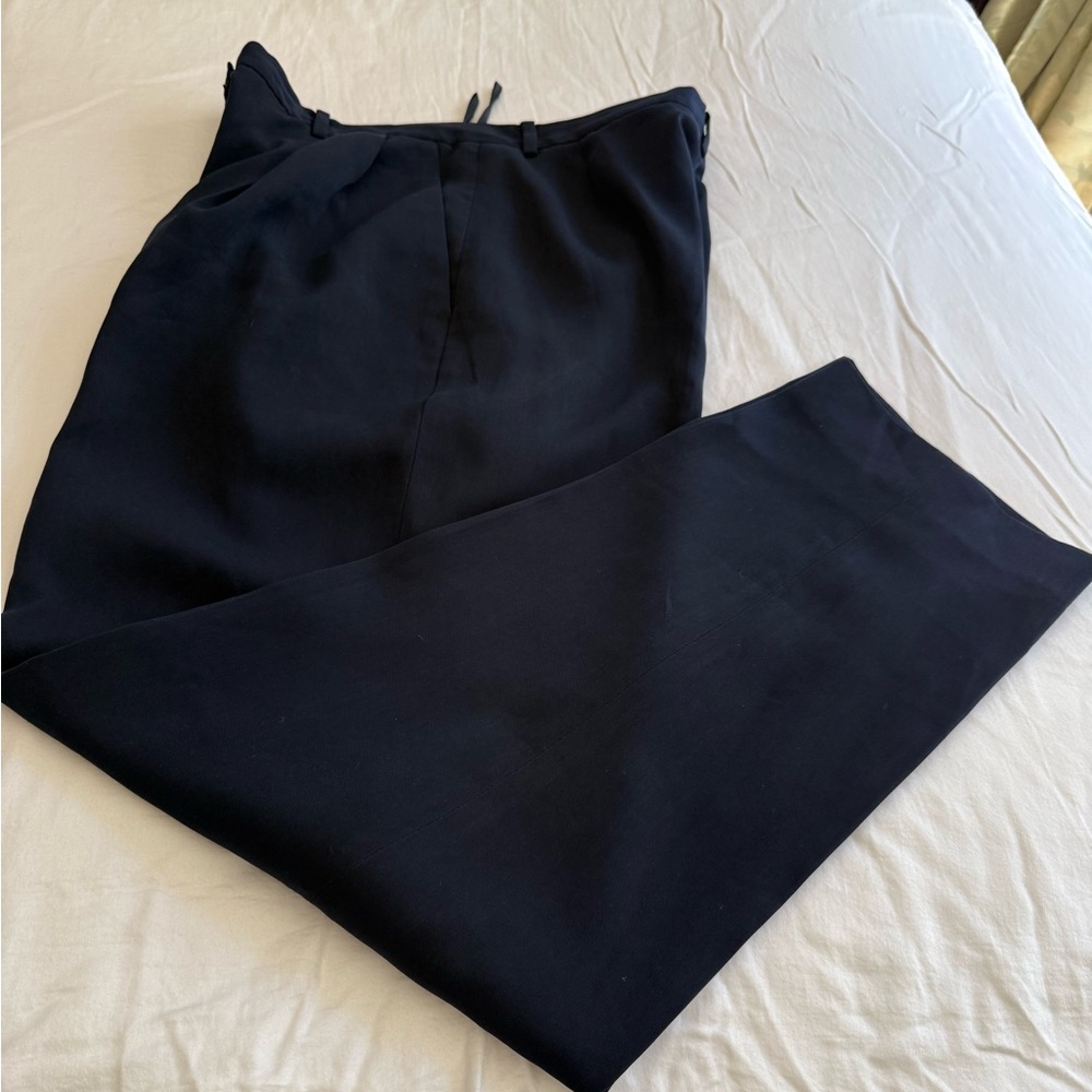 Larry Levine women Navy Pants